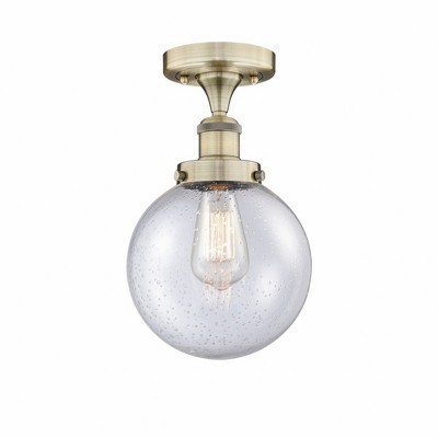 Beacon - 1 Light Semi-Flush Mount In Industrial Style-8.25 Inches Tall and 6.5 Inches Wide