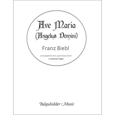 Carl Fischer Ave Maria (Angelus Domini) - for Brass Choir