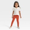 Toddler Girls' Solid Leggings - Cat & Jack™ - 3 of 3