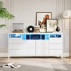 10 Drawer Dresser TV Stand for 75 Inch Tv, Fabric Dresser Entertainment Center, Chest of Drawers - 3 of 4