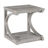NicBex Rectangle/Square Solid Wood Coffee Table with Storage Unique Center Table for Apartment Living Room - 2 of 4