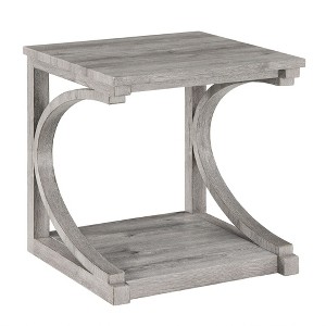 NicBex Modern 47.8" Rectangle Coffee Table with Solid Wood Frame for Home and Office - 1 of 4