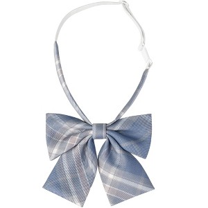Elerevyo Women's Colorful Plaid Pretied Bow Ties with Elastic Band - 1 of 4