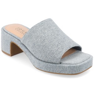 Journee Collection Womens Bessa Slip On Platform Sandals - 1 of 4