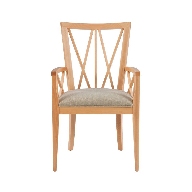 Becca Arm Chair Natural - Linon, 4 of 11