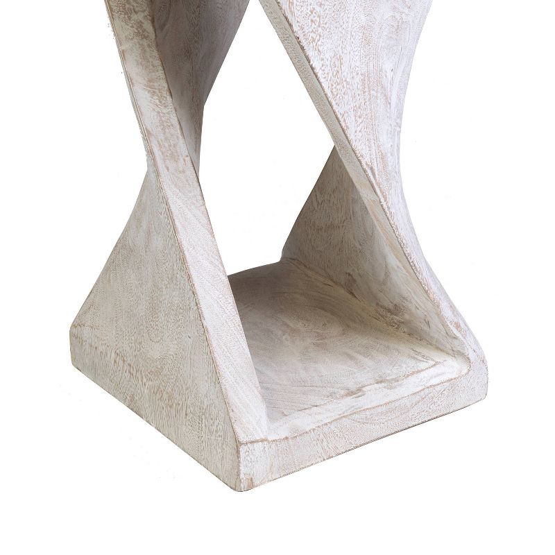 Cason Side Table White Wash - East At Main, 6 of 7