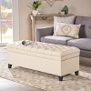 NicBex Modern 50" Storage Bench Wood Accent Stools with Button Tufted Top for Bedroom and Entryway - 4 of 4