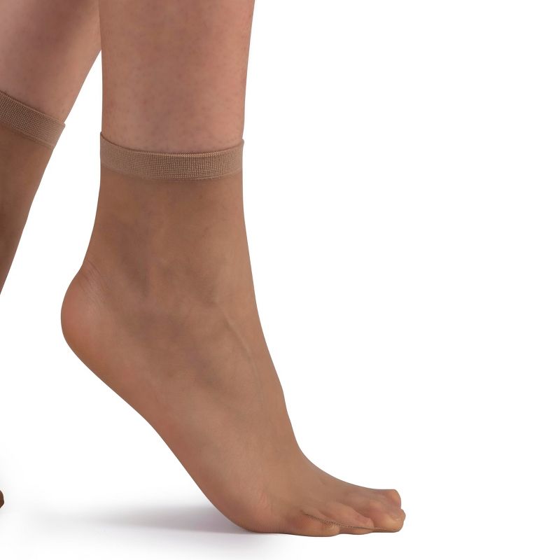LECHERY Women's Matte Silky Sheer Socks (1 Pair), 3 of 5