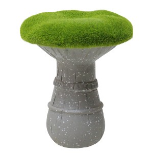 Northlight 6.25" Faux Moss Mushroom Outdoor Garden Statue - 1 of 2
