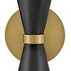 Lark Betty 2 - Light Sconce in  Black/Lacquered Brass - 4 of 4