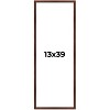 PosterPalooza | Panoramic Classic Modern Brown Frame - UV Acrylic, Foam Board Backing, Hanging Hardware - 2 of 4