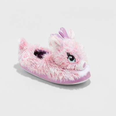 pink fluffy slippers target