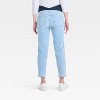 High-Rise Over The Belly 80's Slim Straight Denim Maternity Pants - Isabel Maternity by Ingrid & Isabel™ - 2 of 4