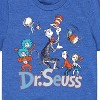 Boys' - Dr. Seuss - Cat In the Hat with Thing 1 and Things 2 Short Sleeve Graphic T-Shirt - 2 of 4