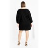 Women's Plus Size Lilia Dress - black | CITY CHIC - 2 of 4