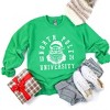 Simply Sage Market Women's Graphic Sweatshirt North Pole Santa 1824 - 2 of 3