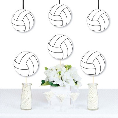 Big Dot of Happiness Bump, Set, Spike - Volleyball - Decorations DIY Baby Shower or Birthday Party Essentials - Set of 20