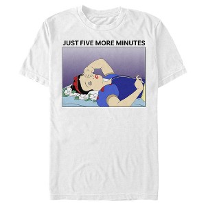 Men's Snow White and the Seven Dwarfs Just Five More Minutes Meme T-Shirt - 1 of 4