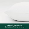 Standard Medium Machine Washable Reserve Cotton Fresh Pillow White - AllerEase - 4 of 4