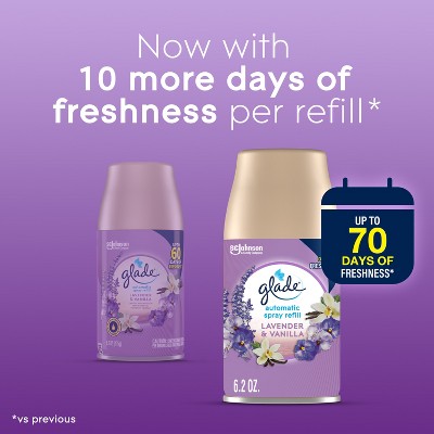 Glade Automatic Air Freshener Room Spray Scent Refills - Lavender & Vanilla - 6.2oz/2ct - Thumbnail 5