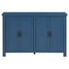 TIRAMISUBEST 4-Door Storage Sideboard with Adjustable Shelves and Retro Atimon Handles ,Ample Storage,Pinewood Legs - 3 of 4