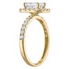 Naturalux 14K Gold 1.75 cttw Lab Grown Diamond Halo Ring - 2 of 4
