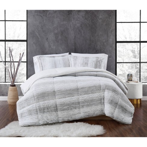 Snow Leopard Comforter Set Christian Siriano Target