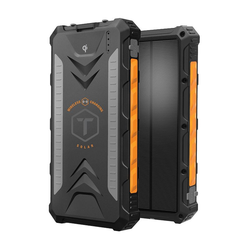 ToughTested® 10,000 mAh Qi® and Solar Charger, 1 of 6