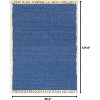 HomeStock Verginia Berber Blue 1.10x2.10, Transitional, Hand Woven - 2 of 4