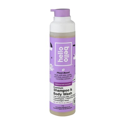 Image of Hello Bello Calming Soft Lavender Premium Shampoo and Body Wash - 10 fl oz