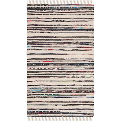 Rag Rug RAR126 Hand Woven Indoor Rugs - Safavieh