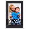 PosterPalooza | White Frame with Black Photo Mat, UV Acrylic Front, Foam Board Backing, 60 Sizes Available - 2 of 4