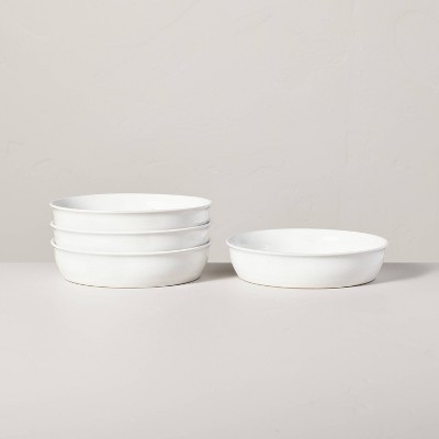 27oz Flared Brim Stoneware Pasta/Grain Bowl Vintage Cream - Hearth & Hand™ with Magnolia