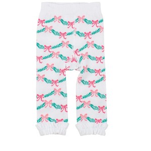 RuffleButts Baby Girls Patterned Footless Ruffle Tights - 1 of 2