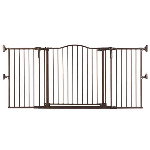 Toddleroo by North States Gathered Home Baby Gate - Matte Bronze -  38.3-72 Wide