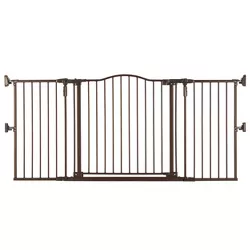 Toddleroo by North States Gathered Home Baby Gate - Matte Bronze -  38.3"-72" Wide