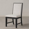 Roundhill Furniture Gates Contemporary Upholstered Dining Chairs, Gray, Set of 2 - 4 of 4