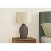 Monarch Specialties Lighting 27inchH Table Lamp Grey Ceramic Beige Shade Contemporary - 2 of 4