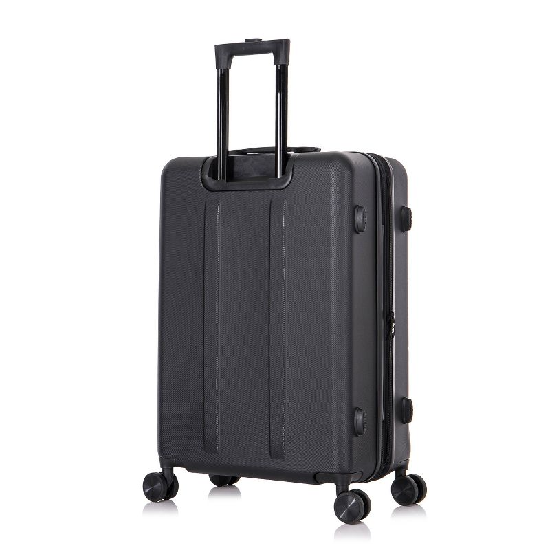 InUSA Elysian Lightweight Hardside Medium Checked Spinner Suitcase, 6 of 22