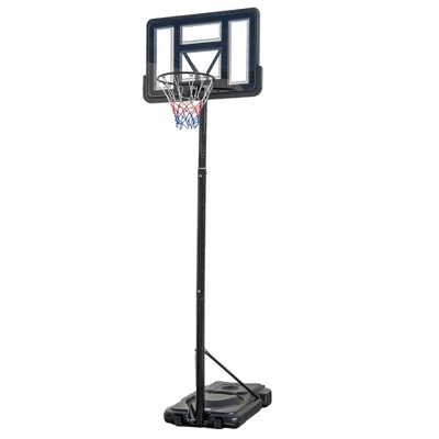 43 Inch Indoor Outdoor Height Adjustable Basketball Hoop - Costway