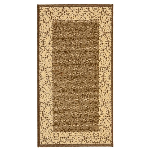 2'7 X 5' Santorini Outdoor Rug Black/bone - Safavieh : Target