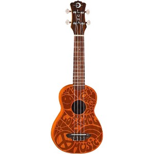 Luna Peace Love Soprano Ukulele - 1 of 3