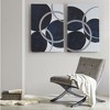 Ridstar Set of 2 Abstract Canvas Wall Art-Blue - 3 of 4