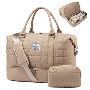 Generic Large Duffle Bag for Travel, Puffer Weekend Bags for Women Travel Tote - 1 of 4