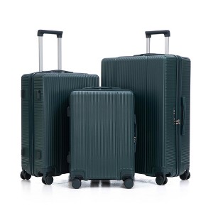 MAYEERTY 3-Piece Luggage Set (20"/24"/28") - PP Spinner Wheels, Carry-On, Matching Color, Combination Lock - 1 of 4