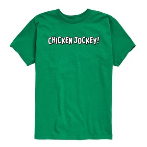 Boys' - Instant Message - Chicken Jockey Gamer Short Sleeve Graphic T-Shirt - 1 of 4