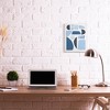 Stupell Industries Shades of Blue Abstract Shapes Collage Design - 2 of 4