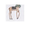 C&F Home Christmas Holiday Classic Reindeer with Holly Wreath Cotton Flour Sack Kitchen Dish Towel 27L x 18W in. - 3 of 4