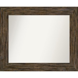 Amanti Art Fencepost Non-Beveled Wood Bathroom Wall Mirror - 1 of 4