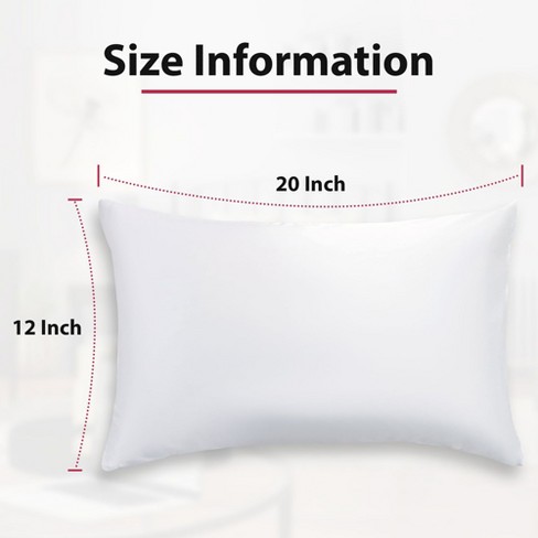 Pack Of 4 Inner Sewing Throw Pillows For Sofa Couch Living Room 12x20 Target